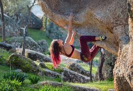 Person Bouldering