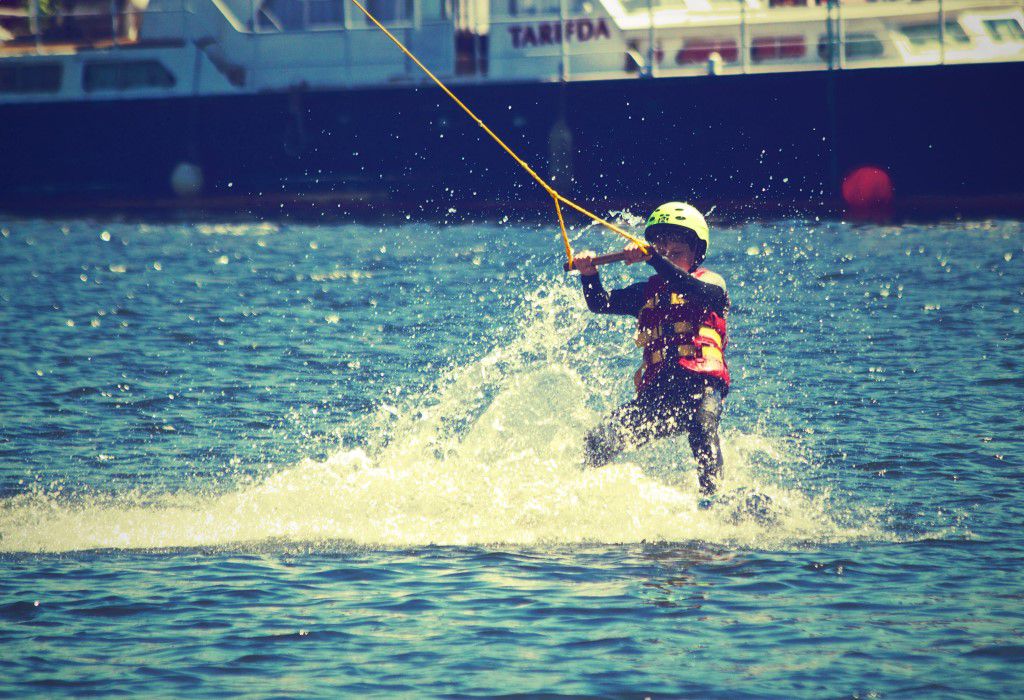 Child Waterskiing